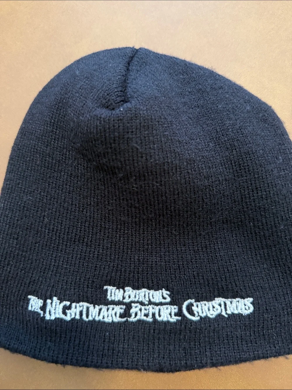 Vintage Jack Skelington Black Beanie from The Nightmare Before Christmas, OS